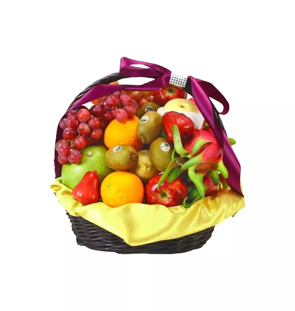 Black Wicker Basket