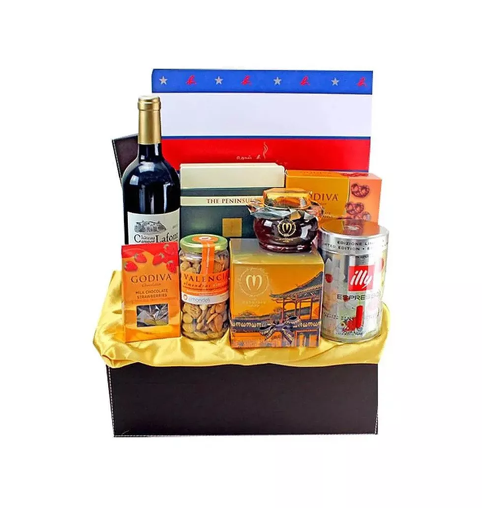Basket of tempting food