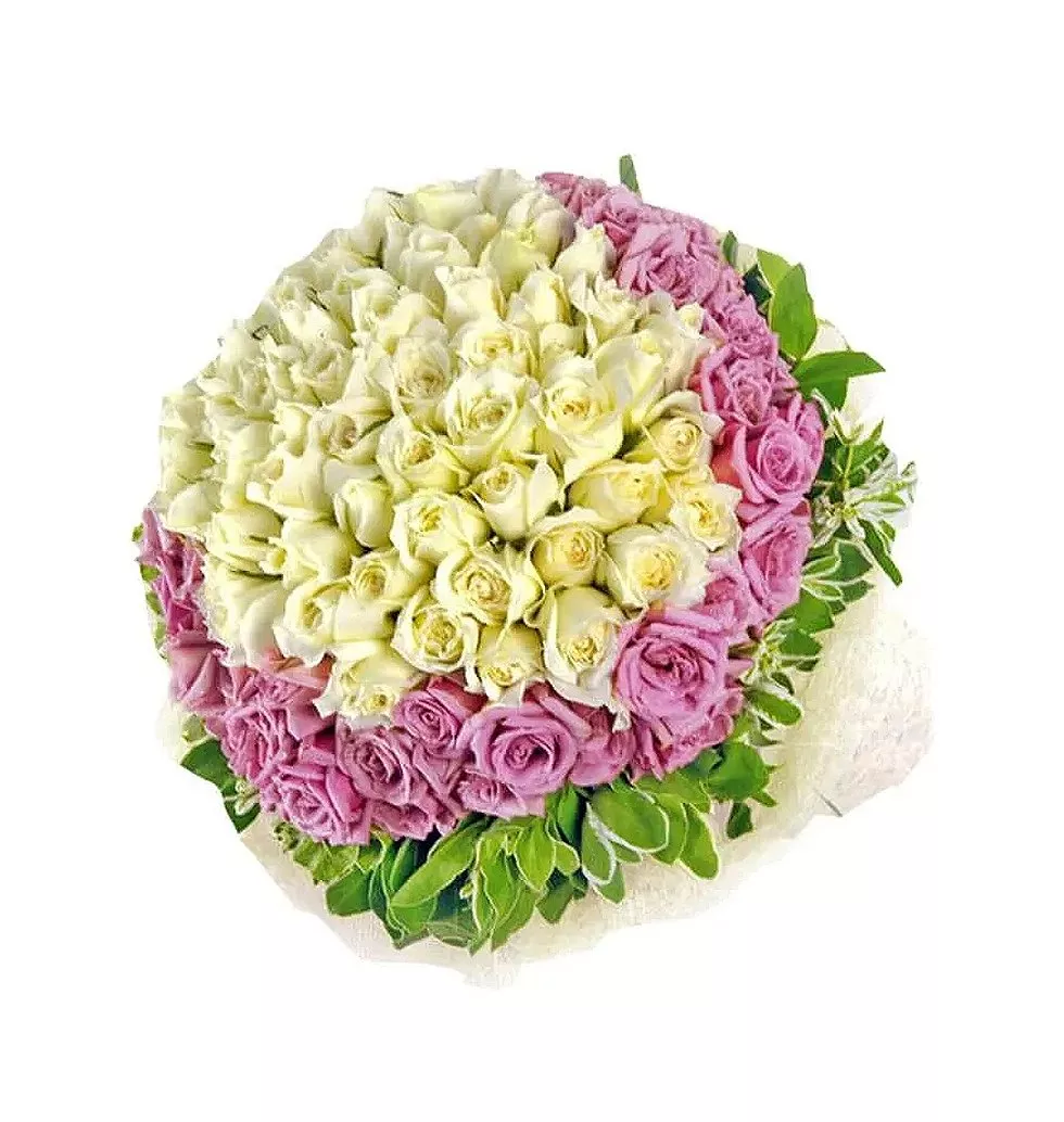 Enchanting Elegance: 101 Roses