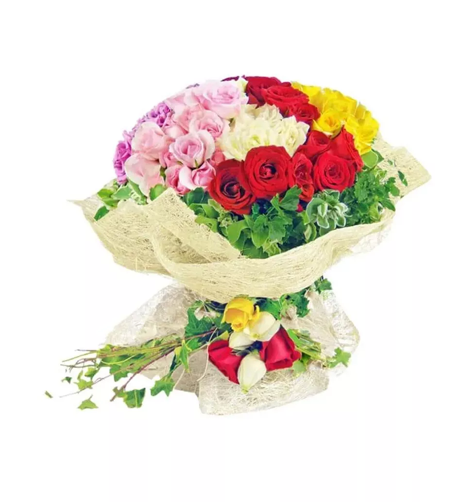 Beguiling Charm (99 Rose Bouquet)