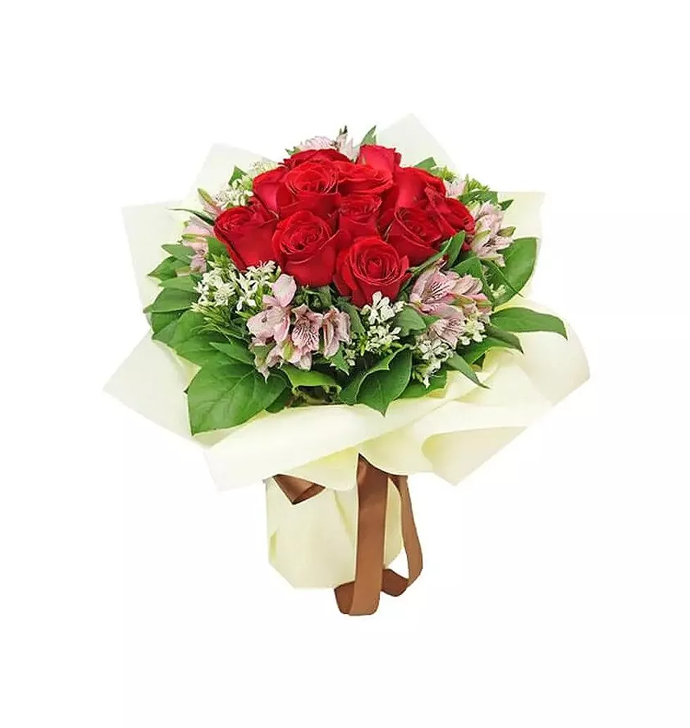 Arrangement of Red Roses