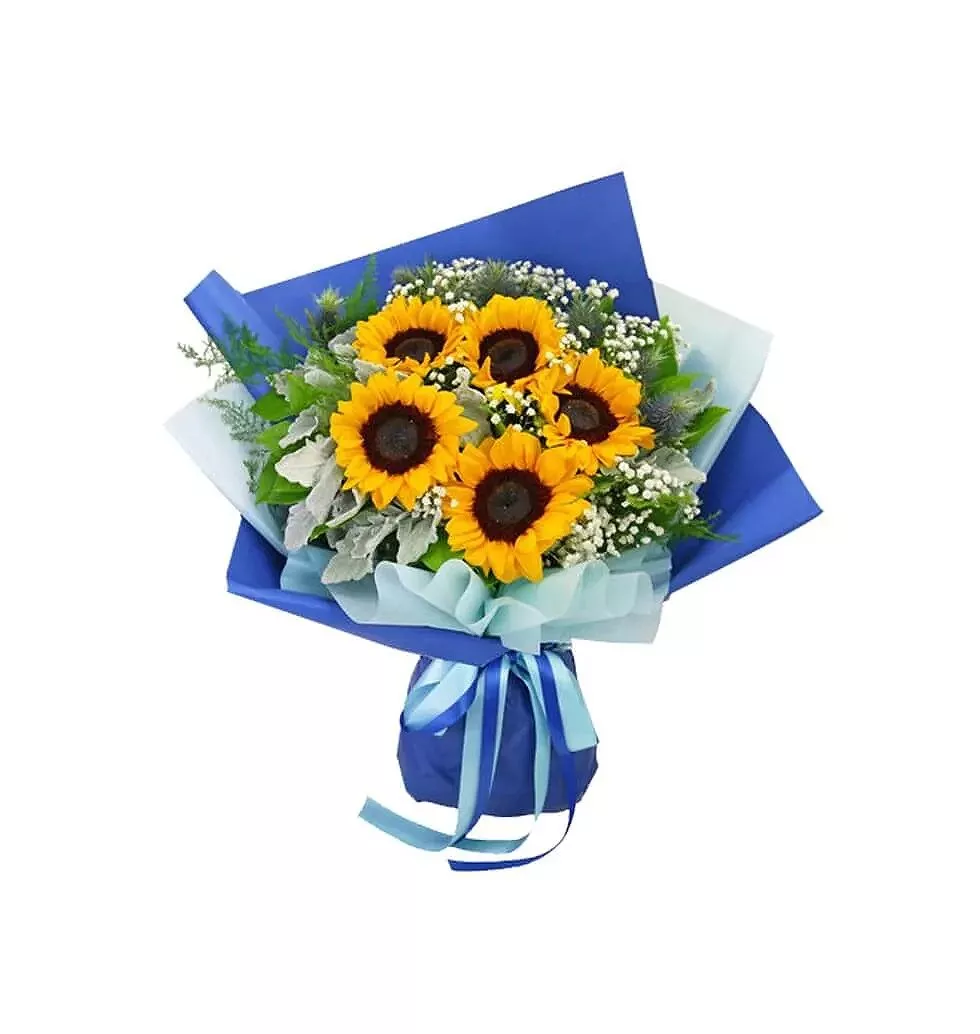 A Bouquet of Sunflowers