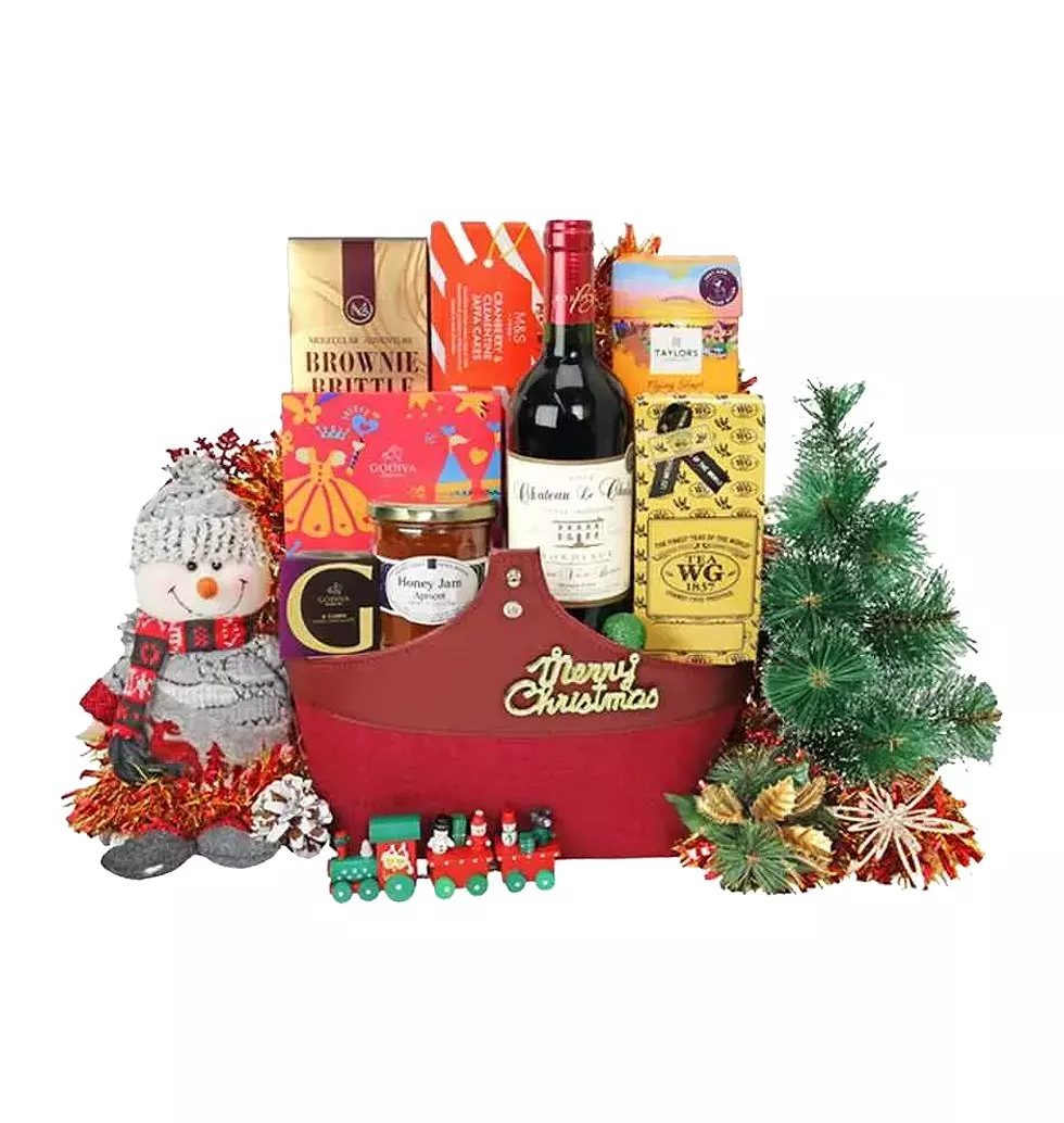 Elegance In A Basket Christmas Bliss
