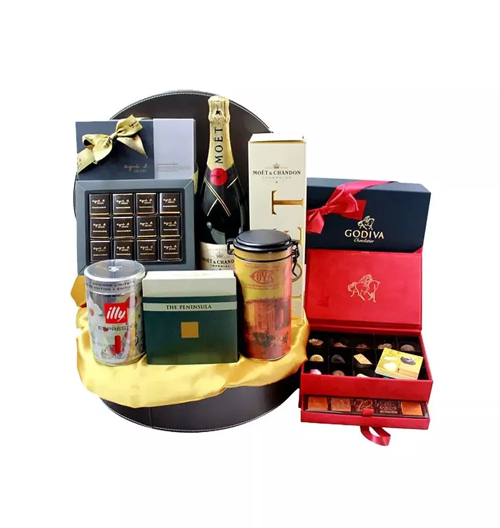 Pairing Moet and Chocolate Hamper