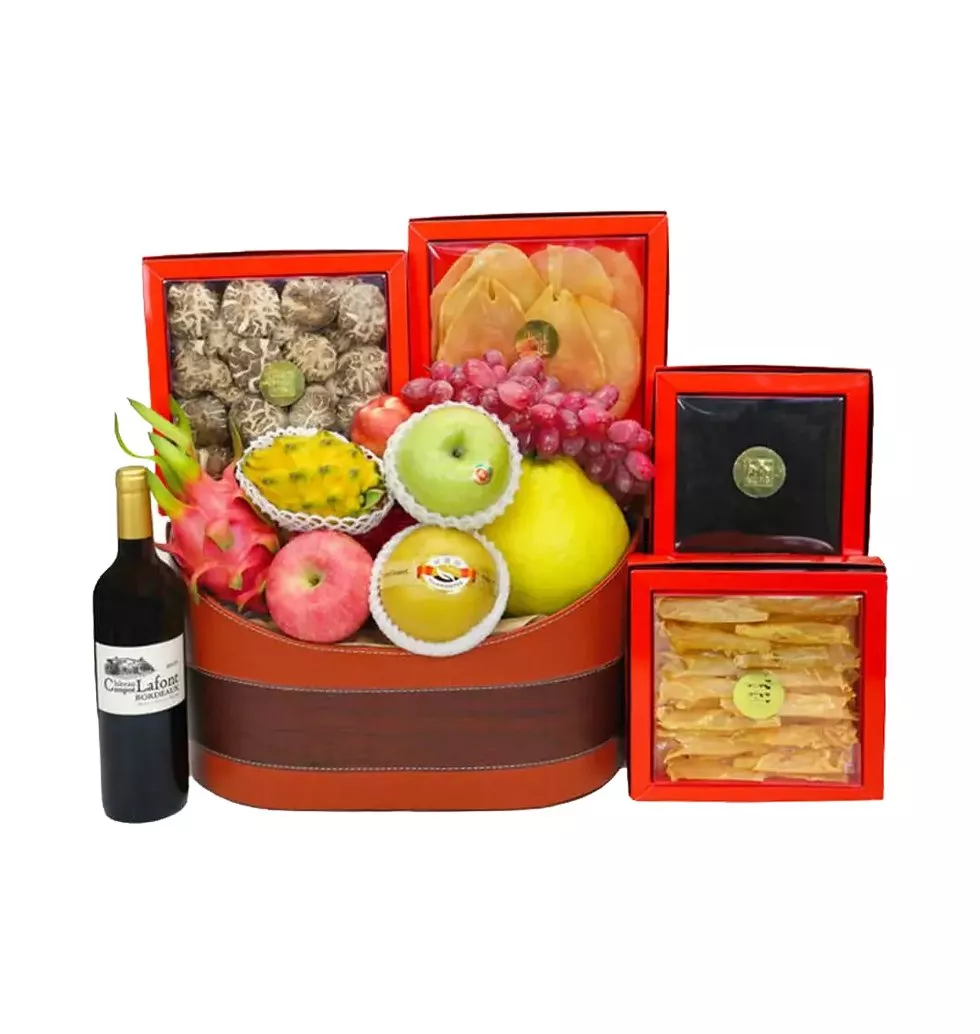 Baskets With Fresh Fruit