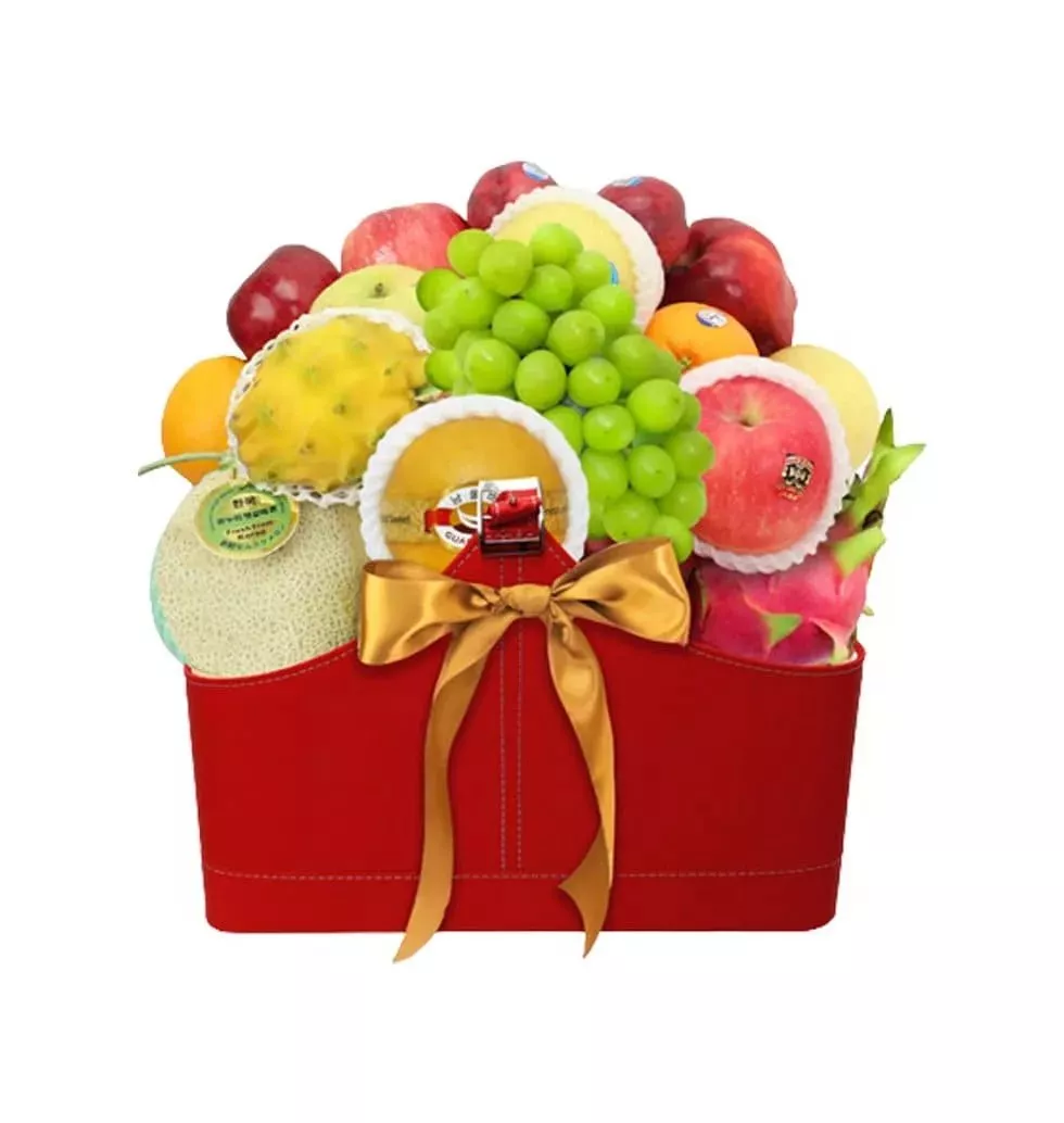 Diverse Delicacies in Elegant Hamper