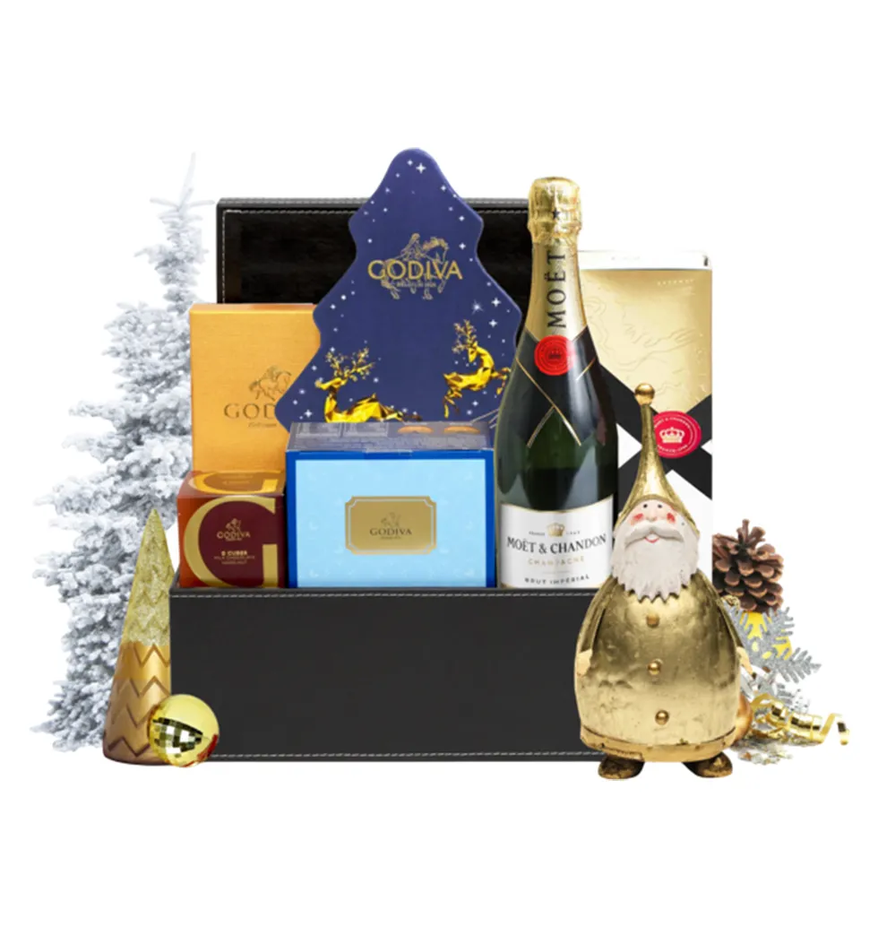 Champagne & Godiva Connoisseur Set