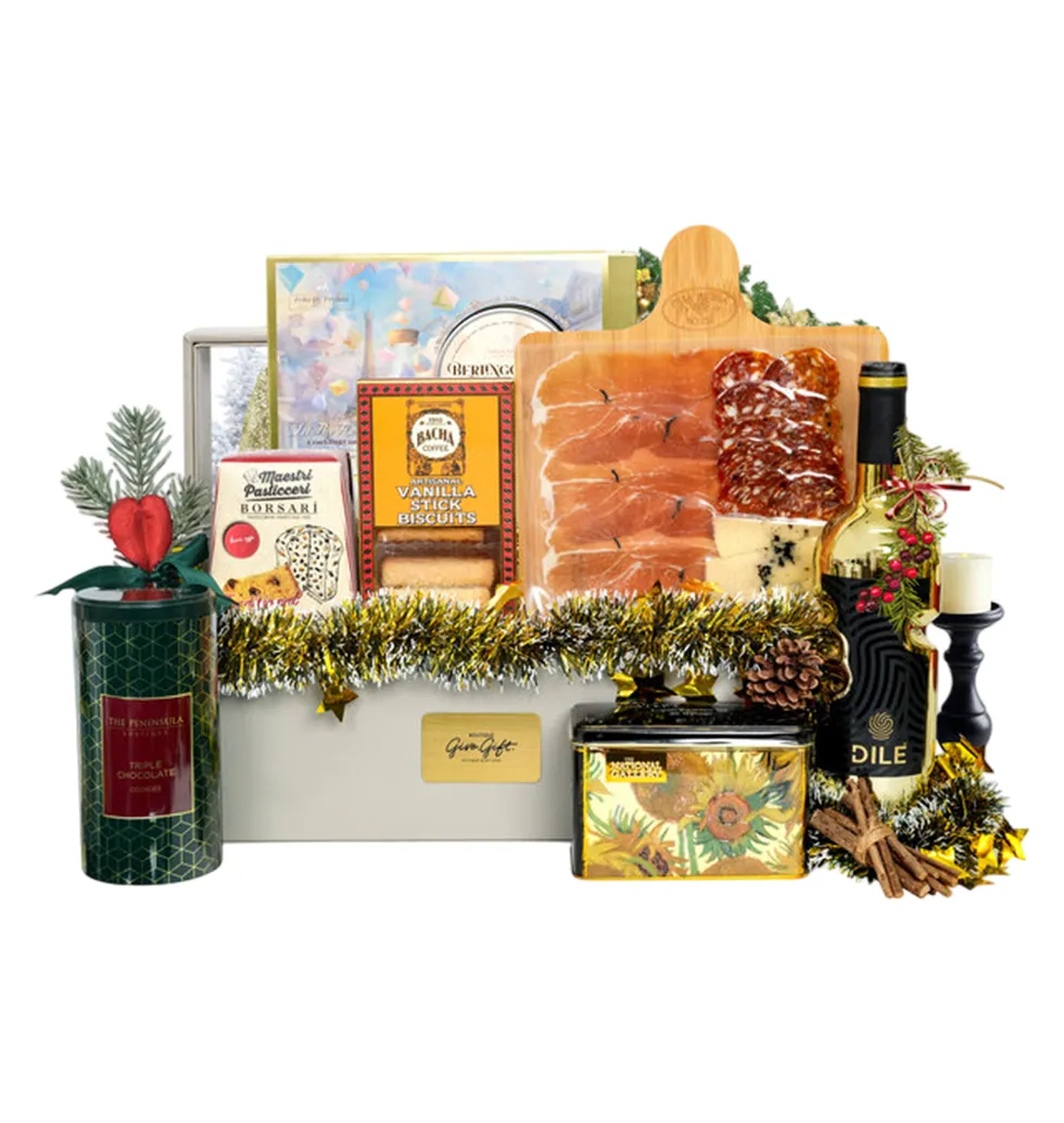 European Confections & Wine Hamper