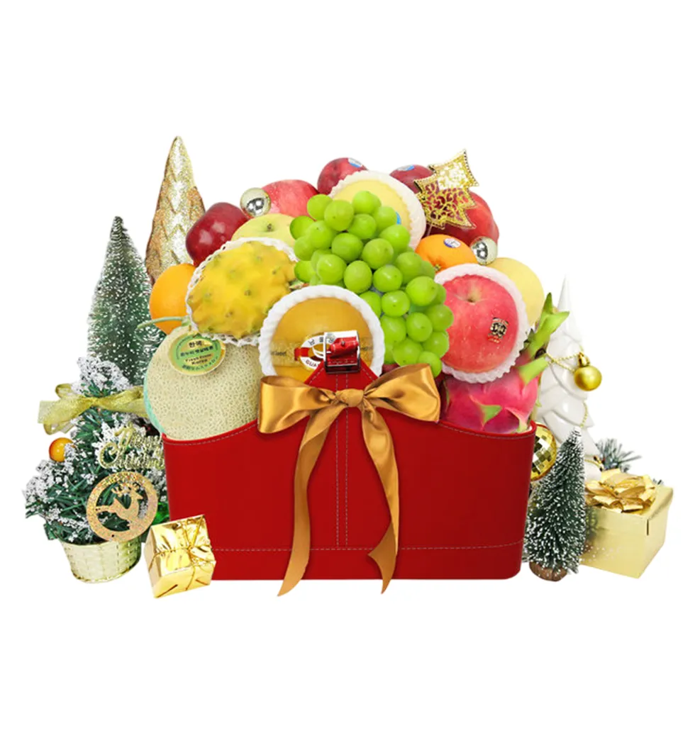 Christmas Fruit Basket Surprise