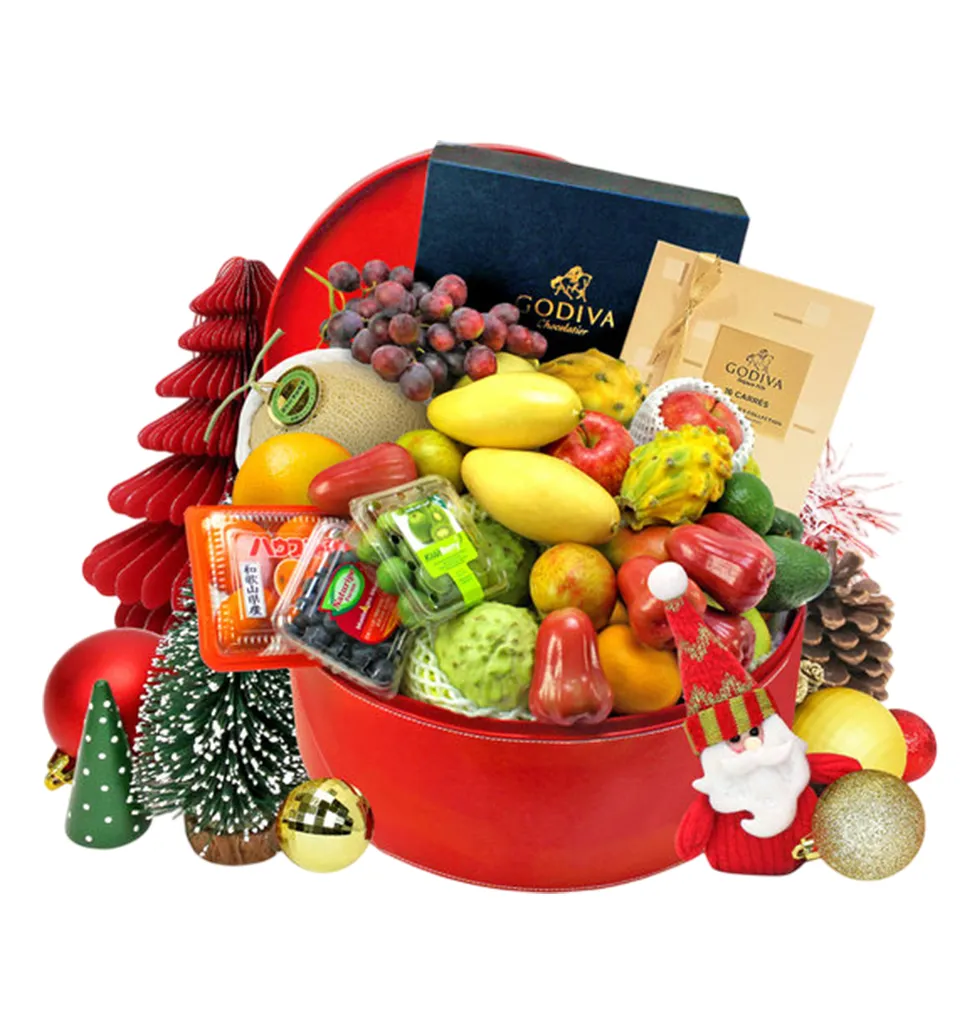 Grand Christmas Fruit & Chocolate Hamper