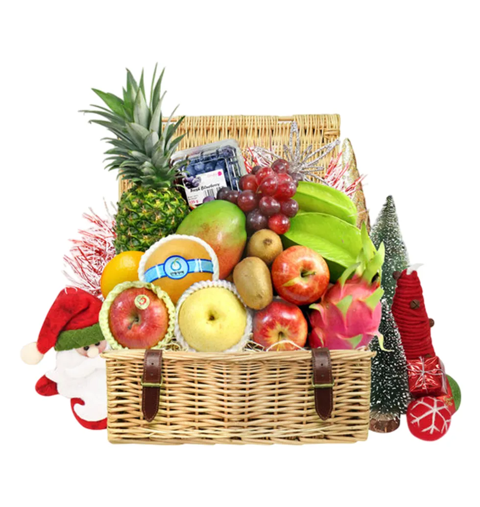 Christmas Fruit Delight Basket