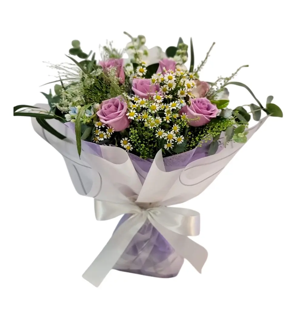 Heartfelt Pink Roses Gift