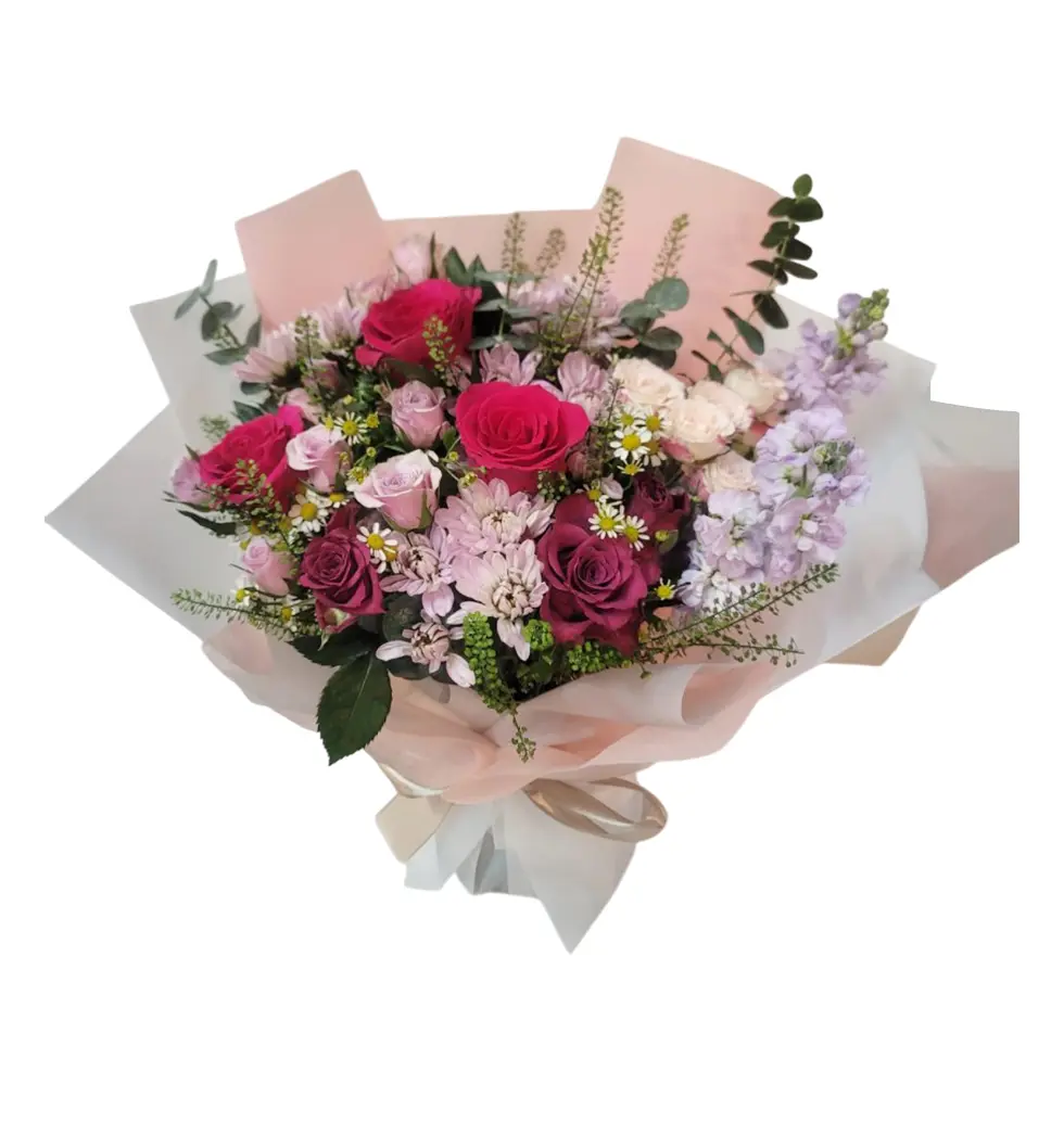 Splendid Chryssie and Rose Arrangement