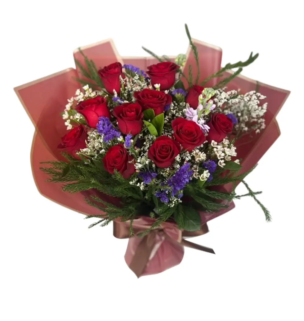 Heartfelt 11-Piece Rose Bouquet