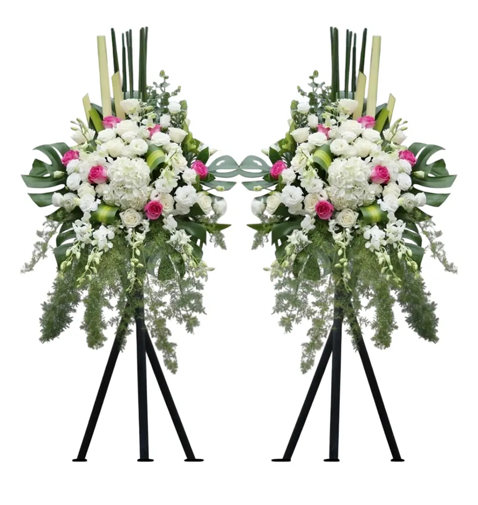 Floral Embrace of Remembrance