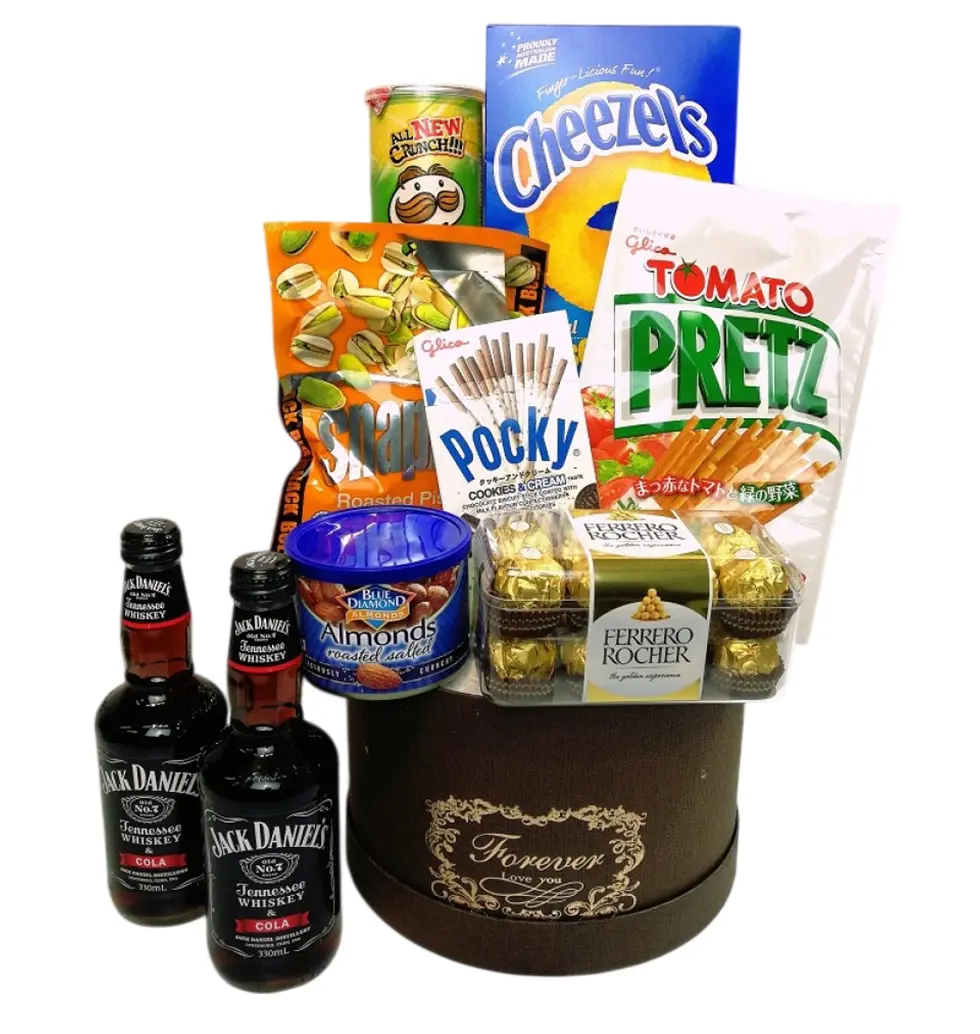 Festive Munchies Gift Basket
