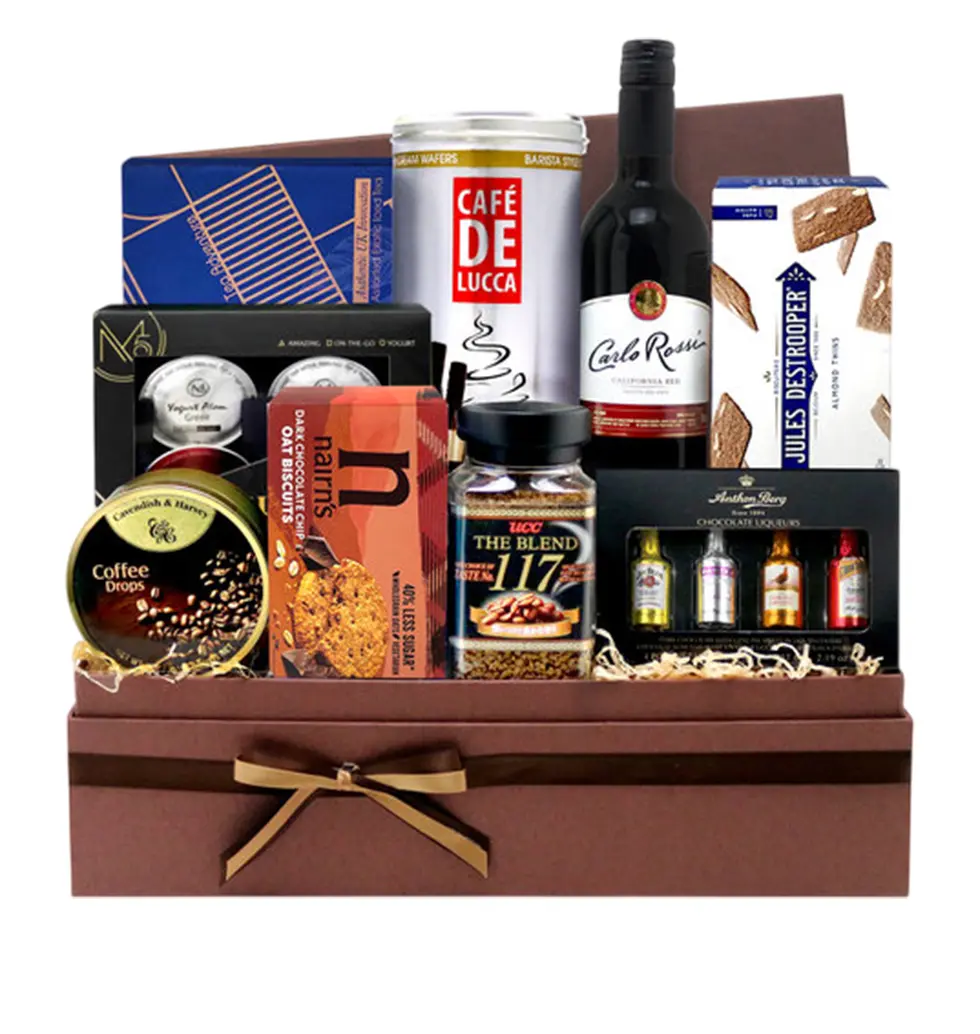 Premium Snack and Wine Collection