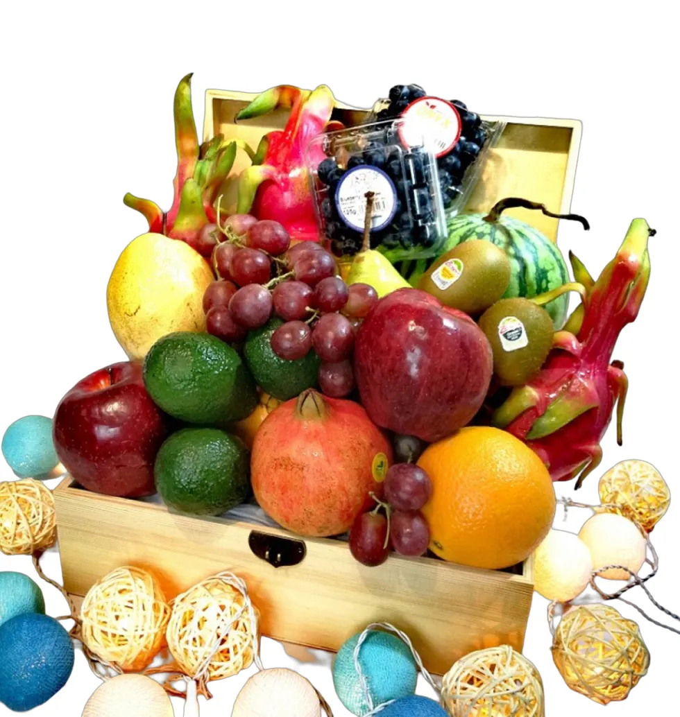 Abundant Fresh Fruits Basket