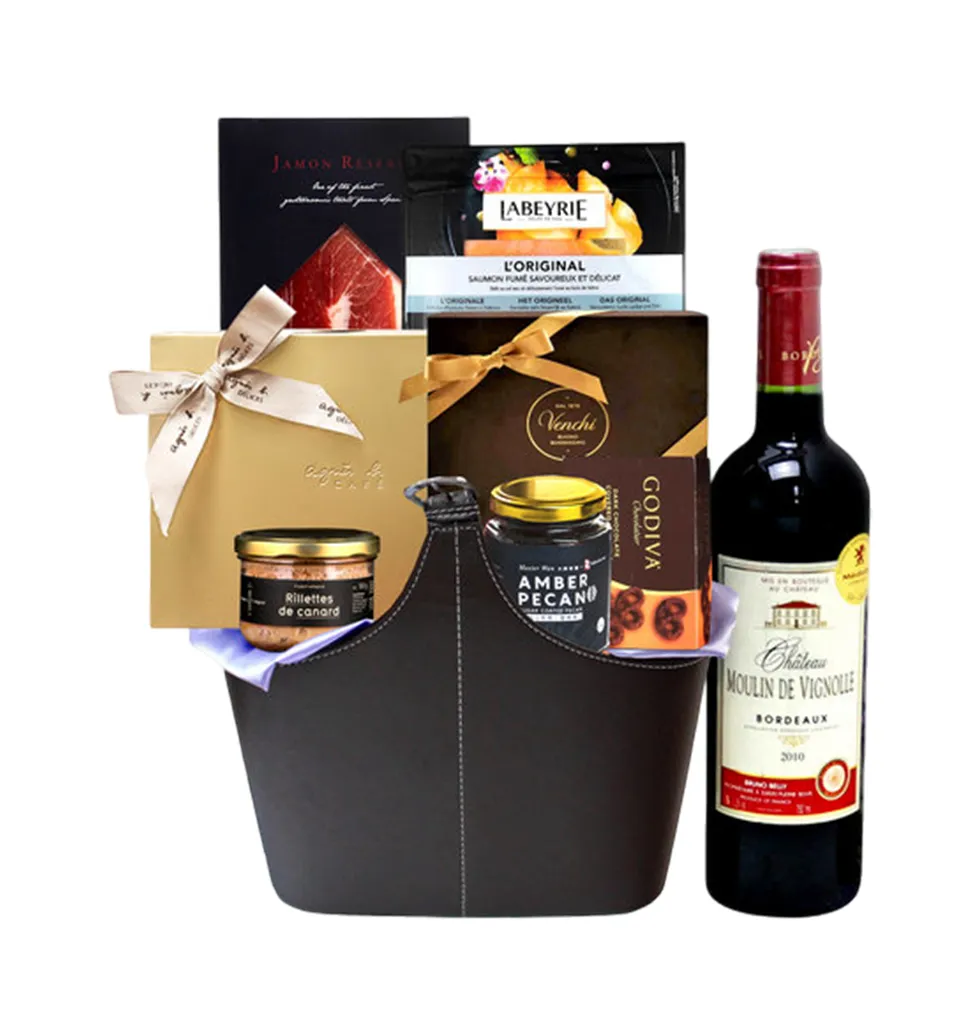 Luxurious Wine & Chocolate Delight