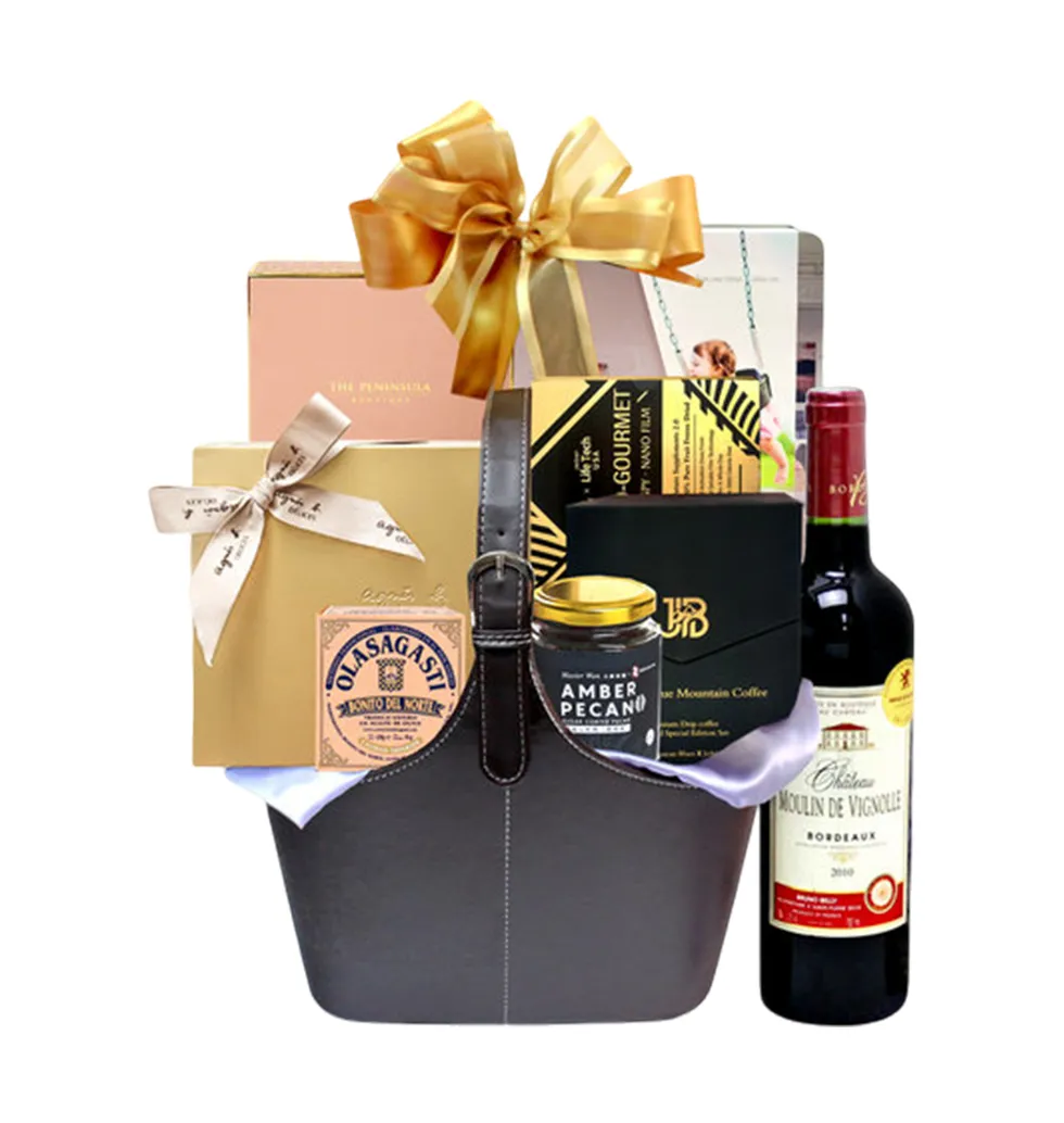 Decadent Wine and Pastry Delight